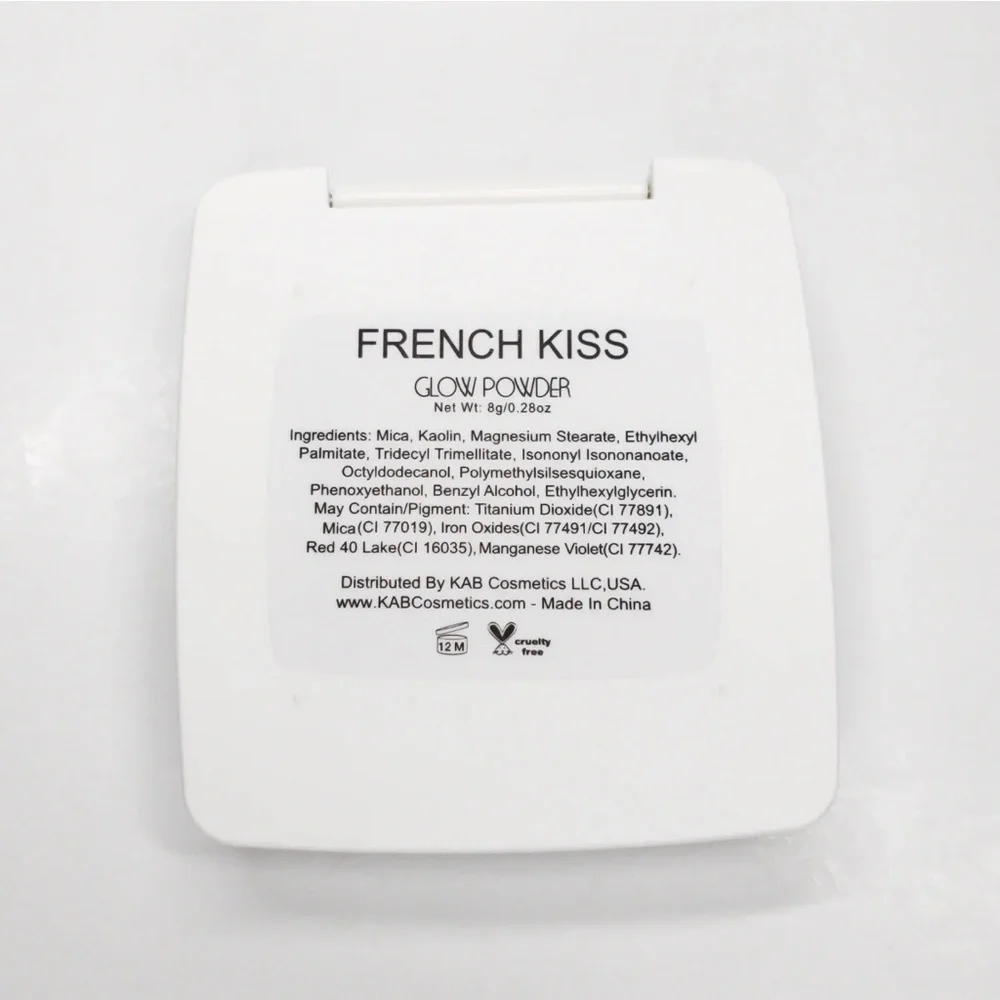 NEW KAB Cosmetics Pressed Glow Powder in French Kiss